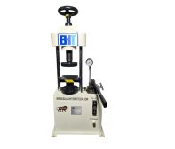Laboratory Hydraulic Press | Compact 5-50 Ton Research Press with Heating Plates for Sample Preparation, Pellet Making & Material Testing Applications.